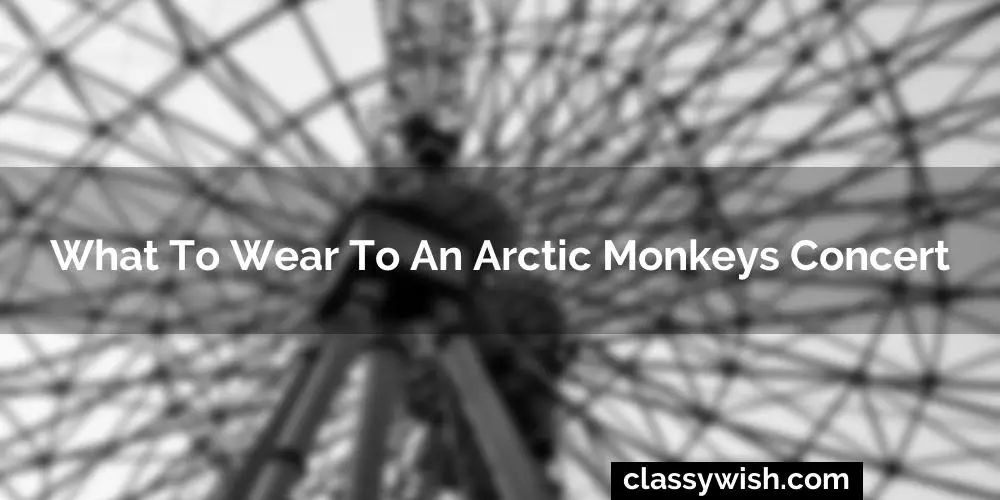 What To Wear To An Arctic Monkeys Concert