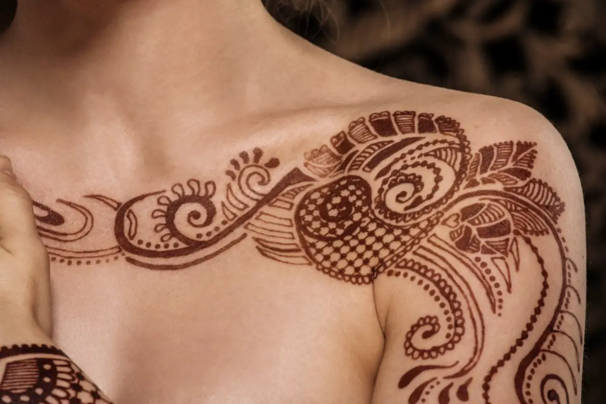 Henna Tattoo on the body