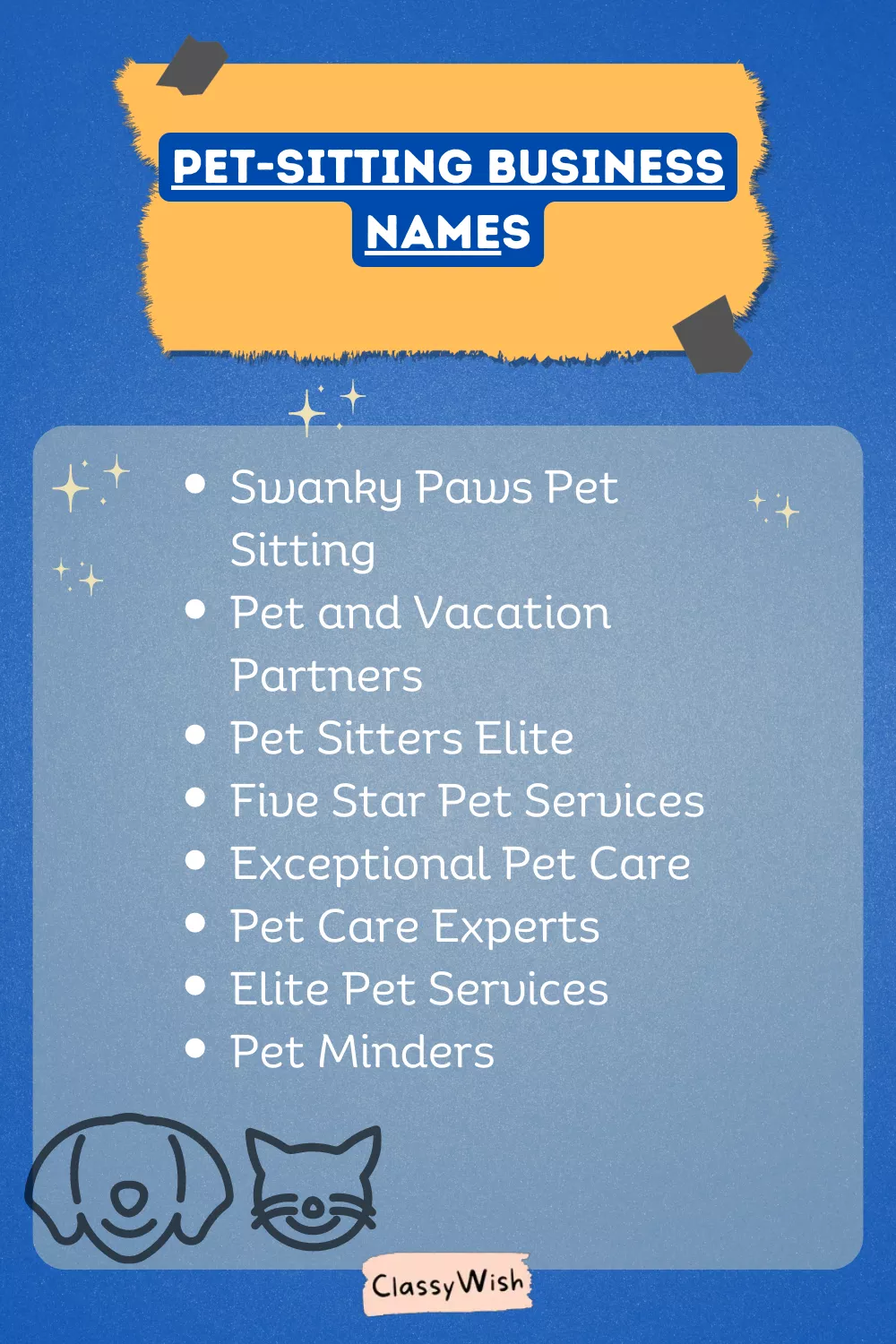 Pet-Sitting business names