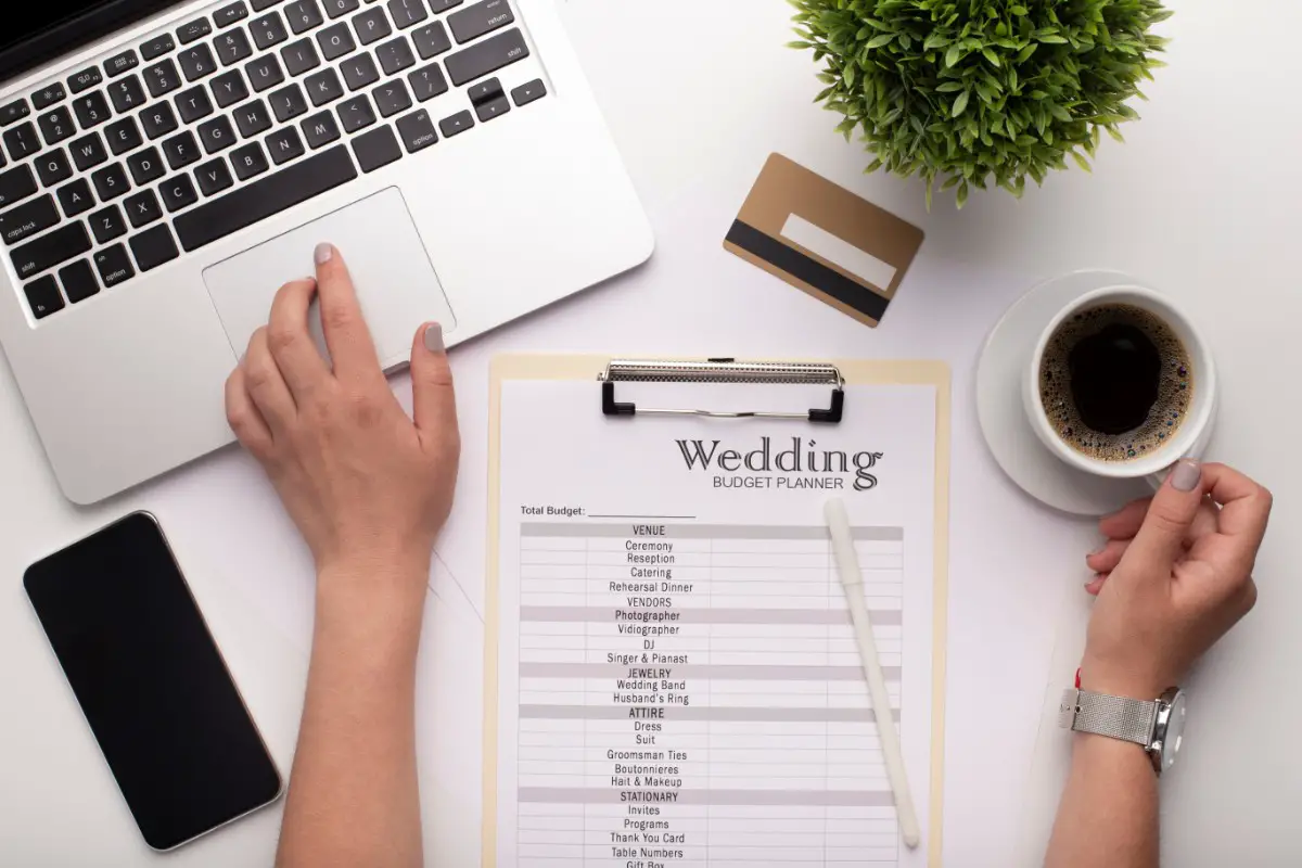 constituting wedding plans and budget