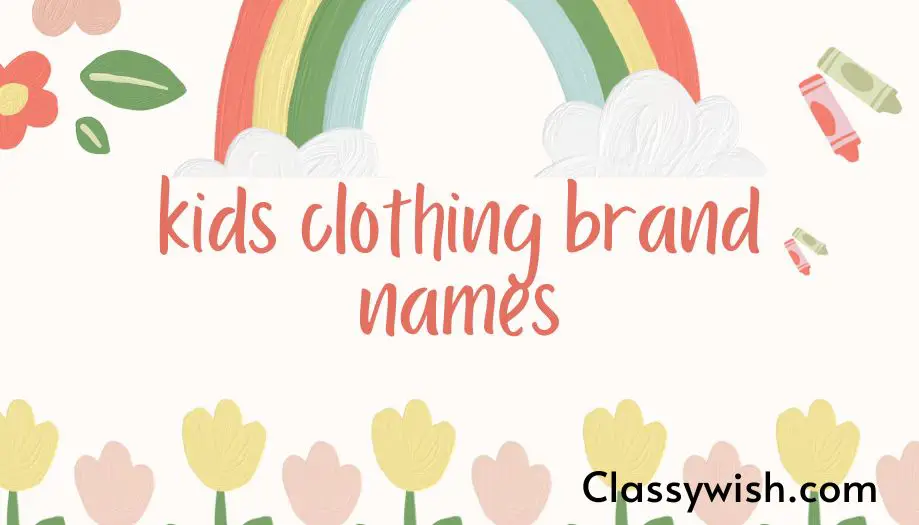 kids clothing brand names