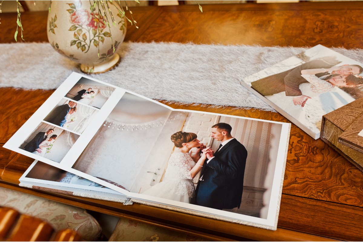 wedding photo book and album